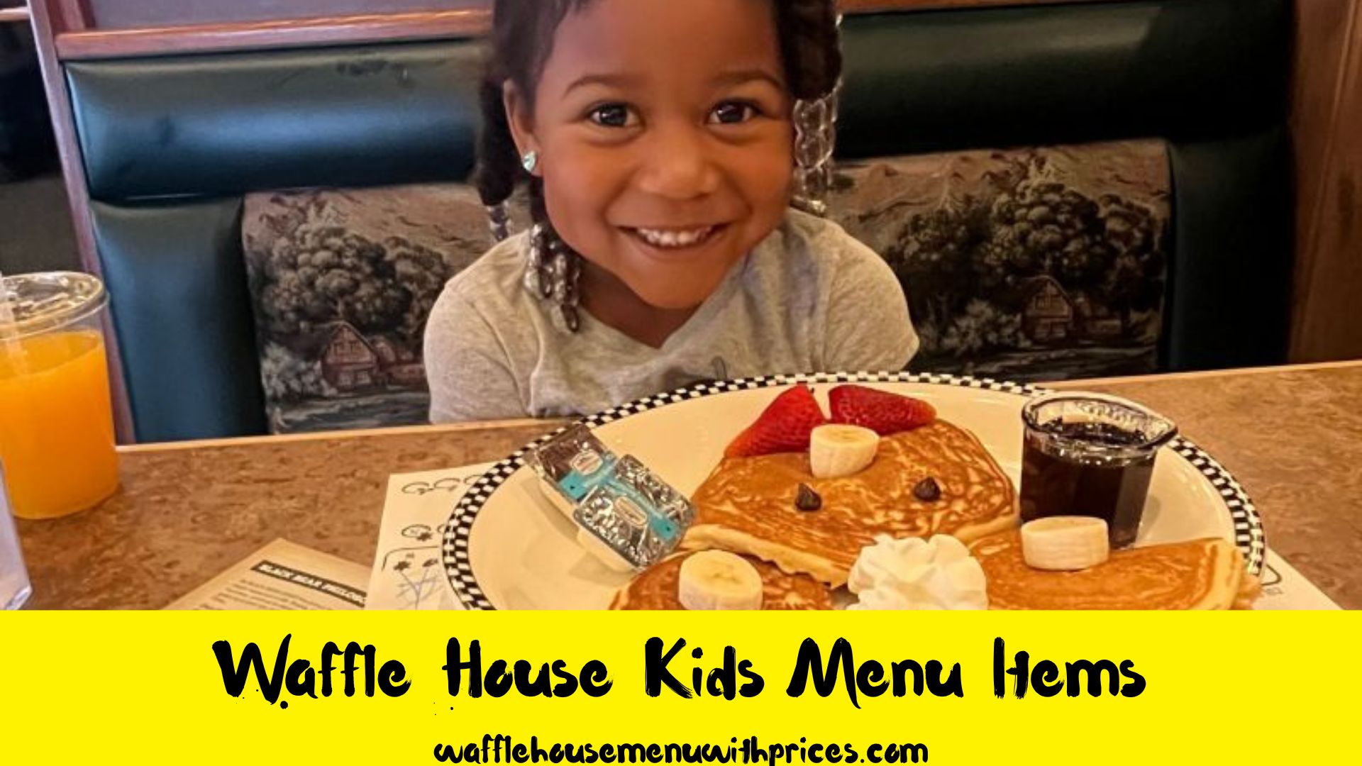 Waffle House Kids Menu